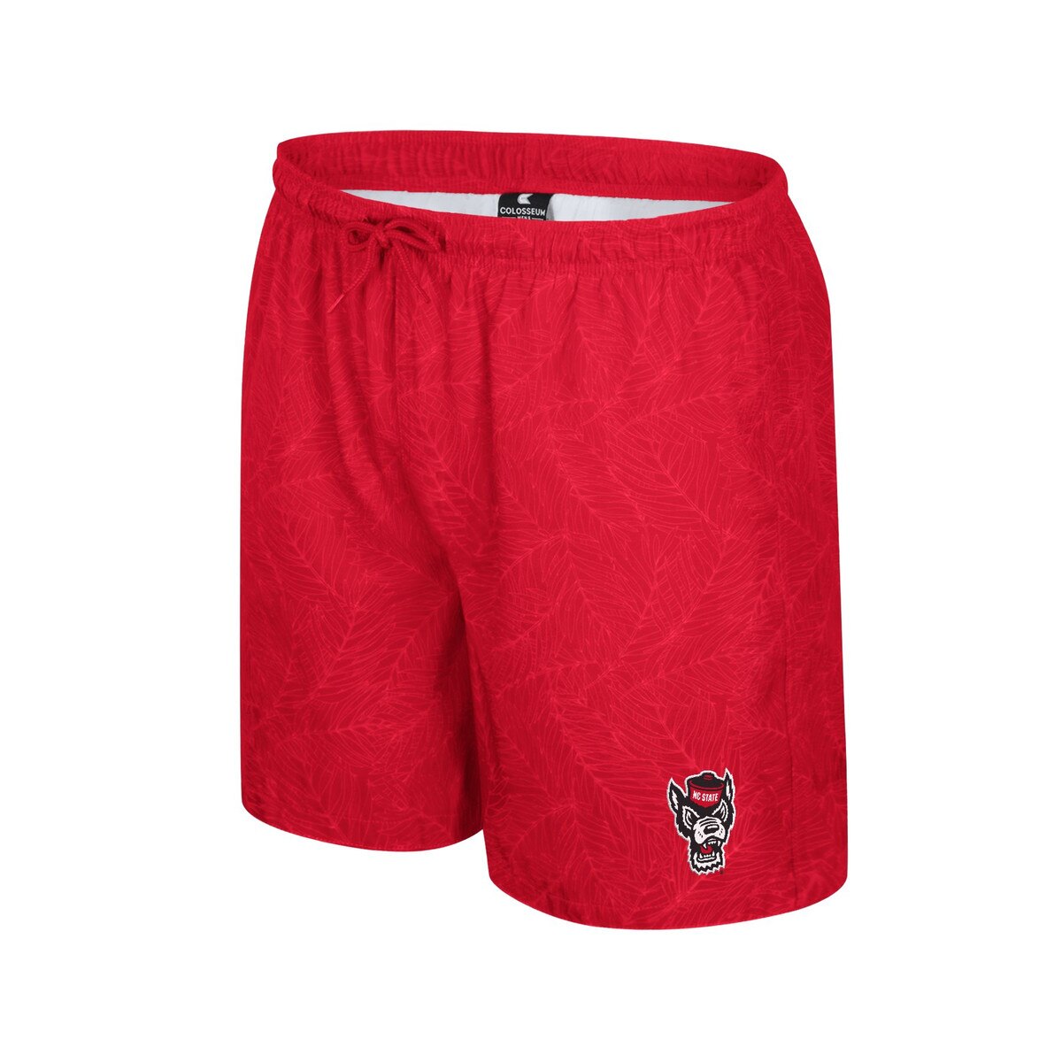 Red Men's Swim Shorts - Wolfhead